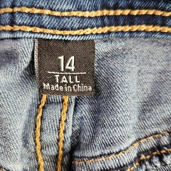 Ashley Stewart Jeans Women's 14 Tall (W30xL32) Med Wash Tapered Leg RN# 147502 - Picture 7 of 16